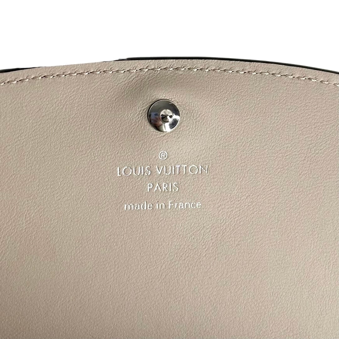 Louis Vuitton Galet Monogram Mahina Leather Iris Compact Wallet