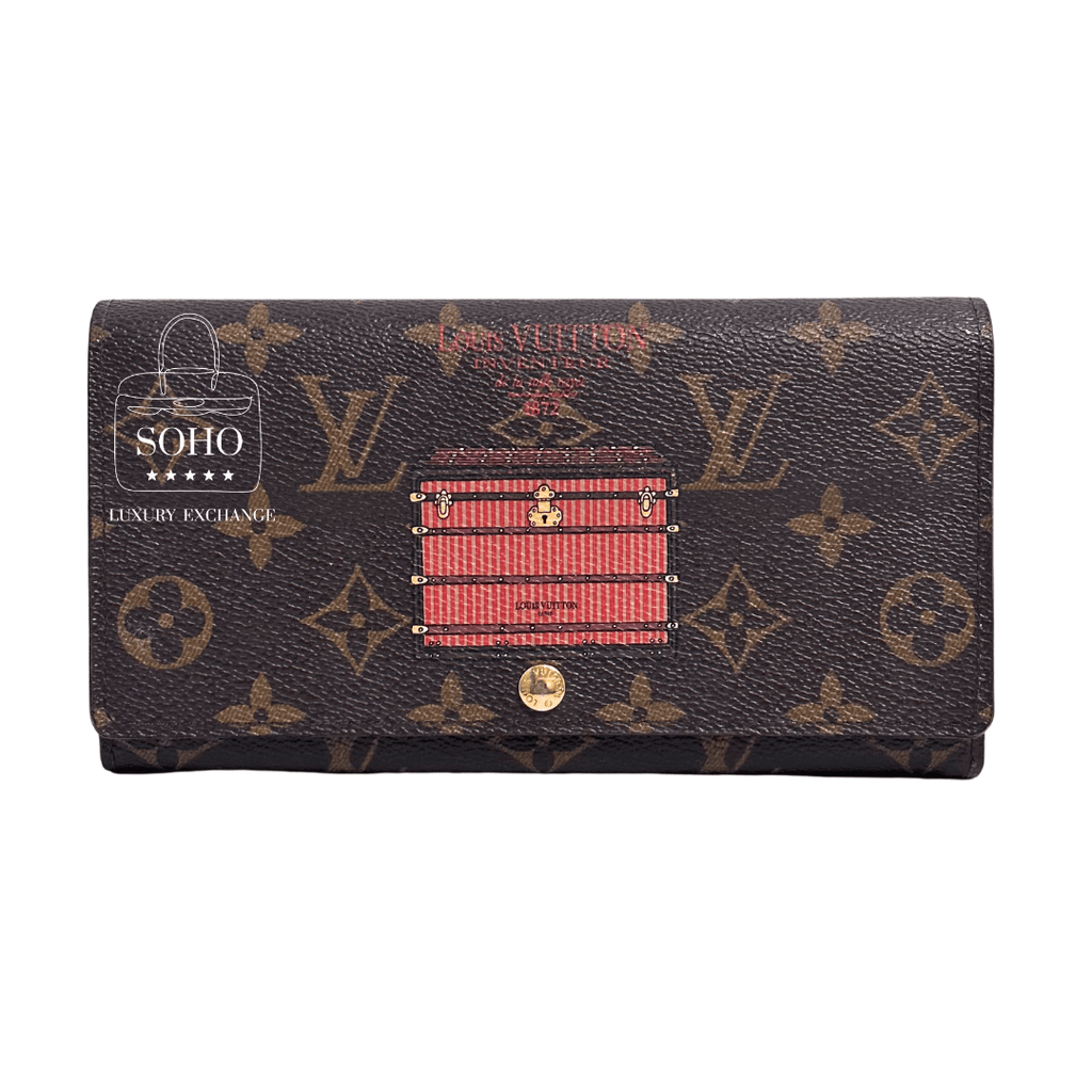 Louis Vuitton Monogram Sarah Trunks Wallet