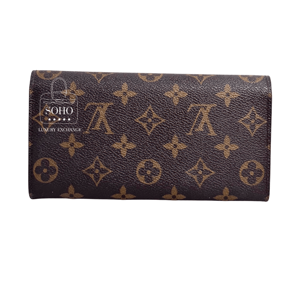 Louis Vuitton Monogram Sarah Trunks Wallet