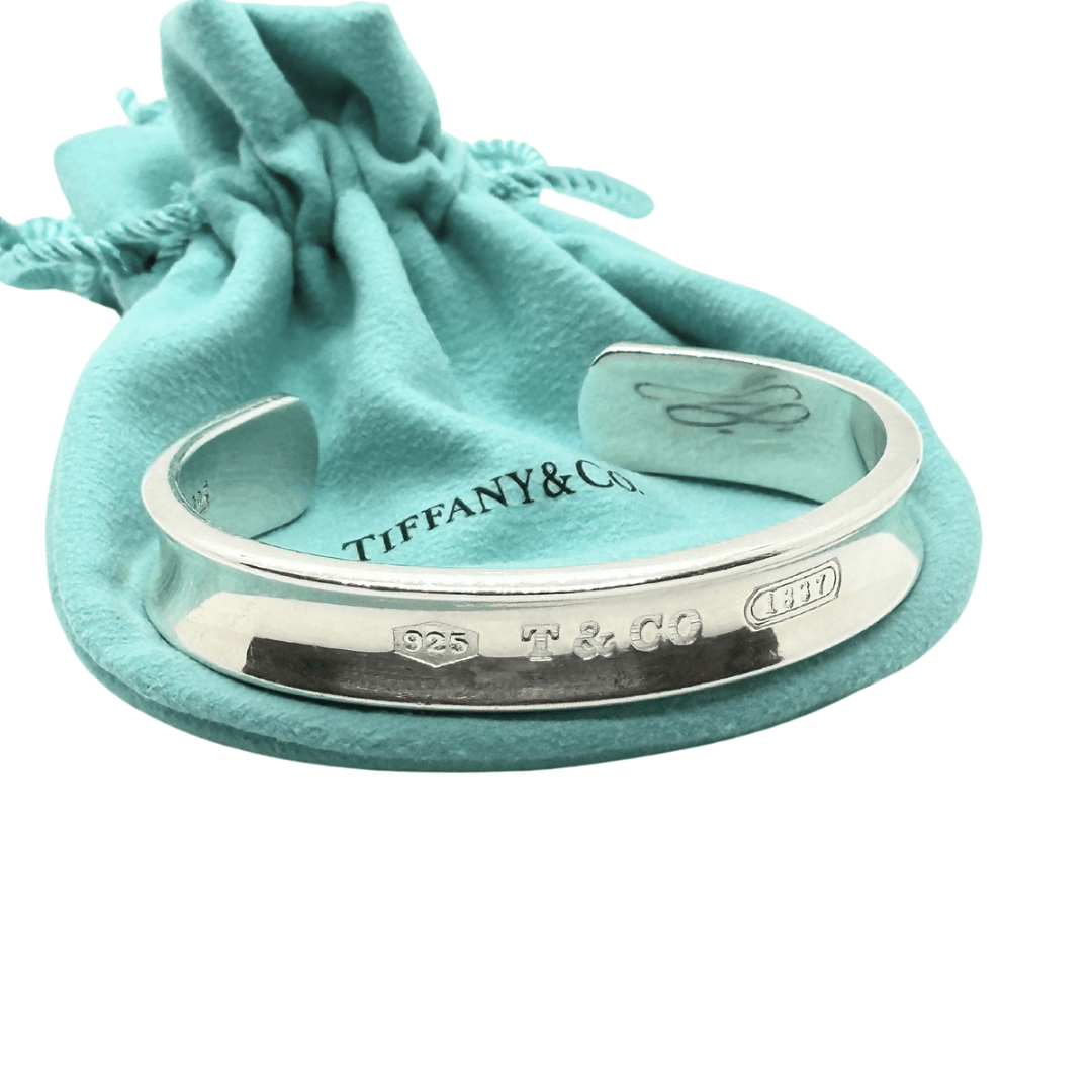 Tiffany & Co Silver Tiffany 1837 Wide Cuff