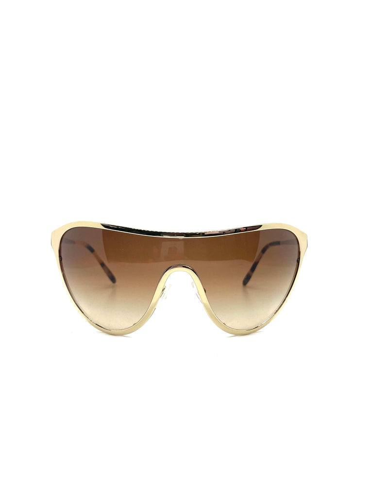 Prada Gold Shield Sunglasses