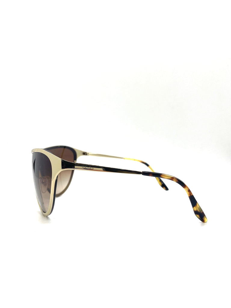 Prada Gold Shield Sunglasses