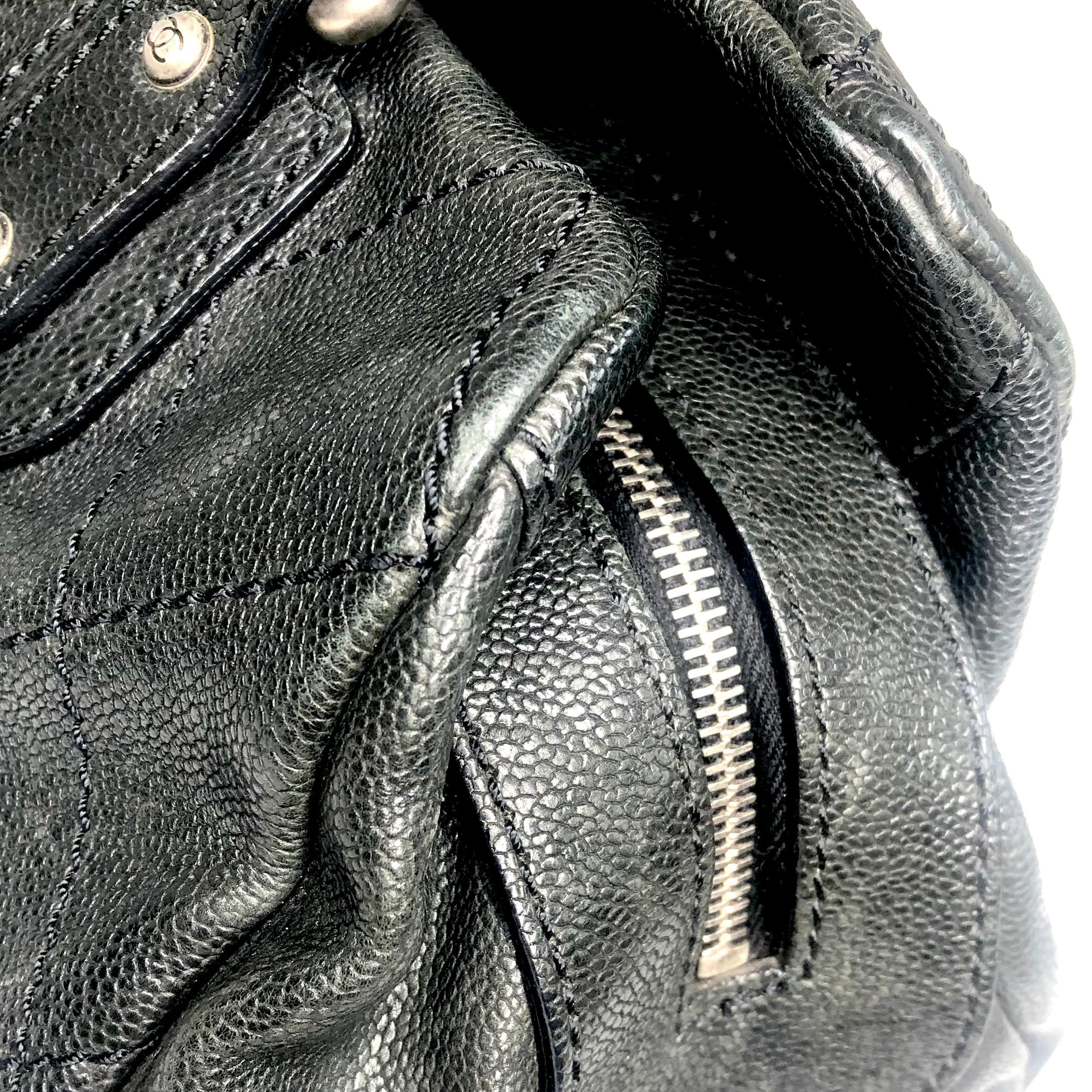 Chanel Timeless Caviar Bowler Bag - Black Shoulder Bags, Handbags