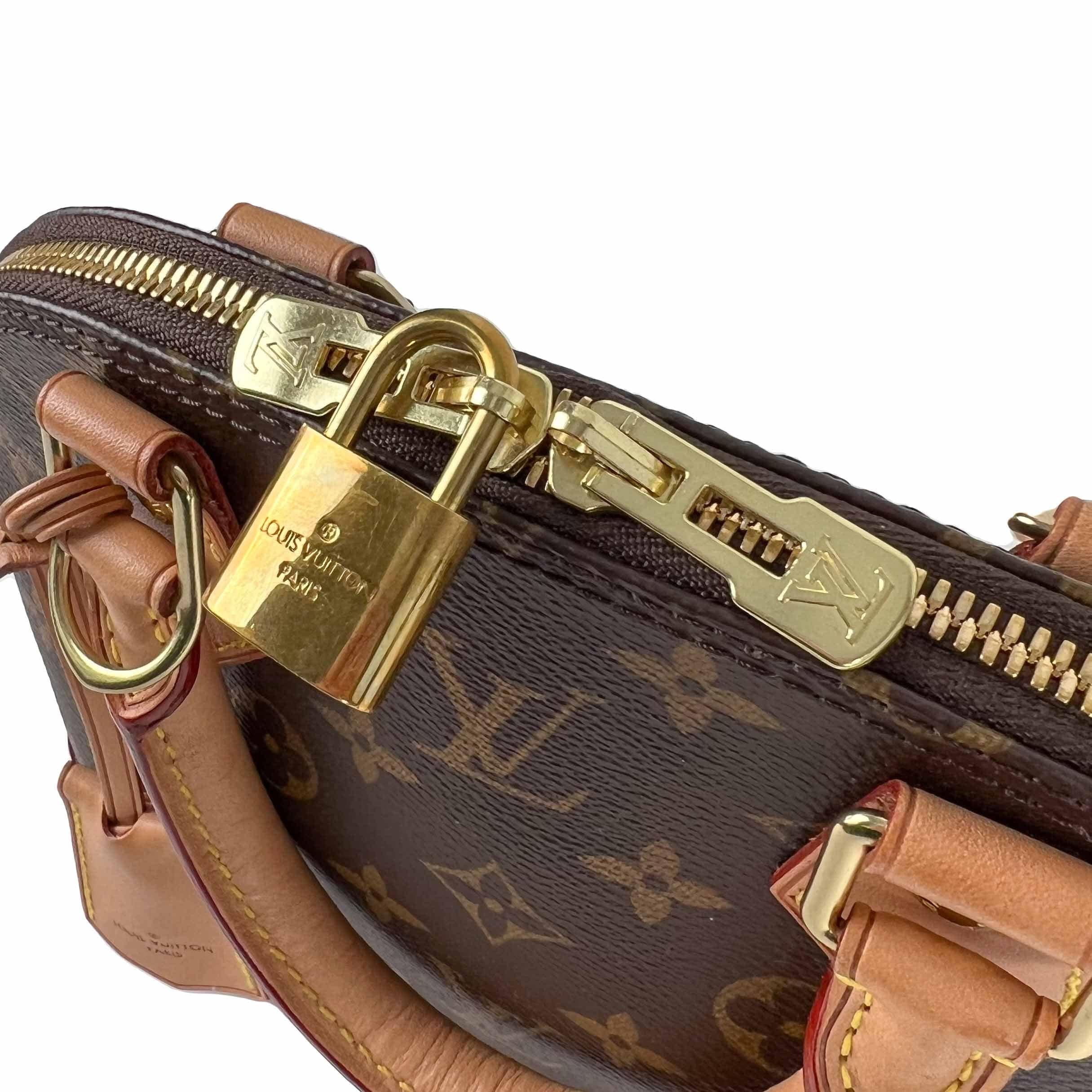 Louis Vuitton Monogram Alma BB w/ Strap - Brown Handle Bags, Handbags -  LOU782940