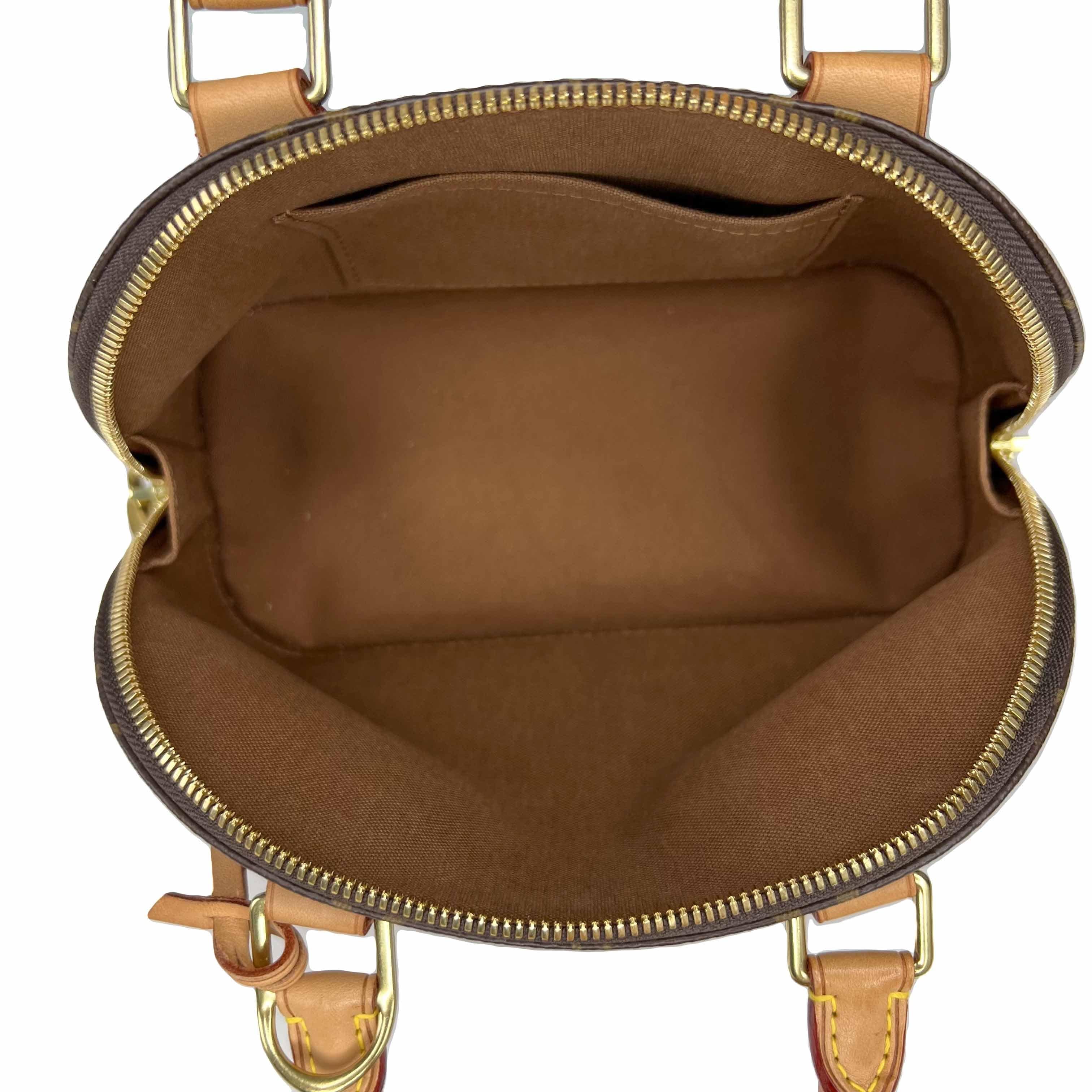 At Auction: Louis Vuitton, Louis Vuitton - LV Alma BB Monogram - Brown Top  Handle w/ Shoulder Strap