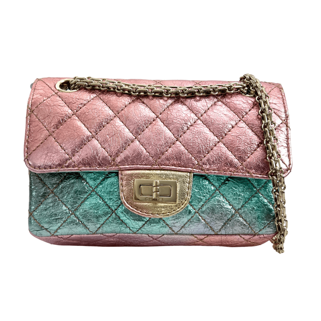 Chanel Mini Rainbow Metallic Re Issue Flap Bag