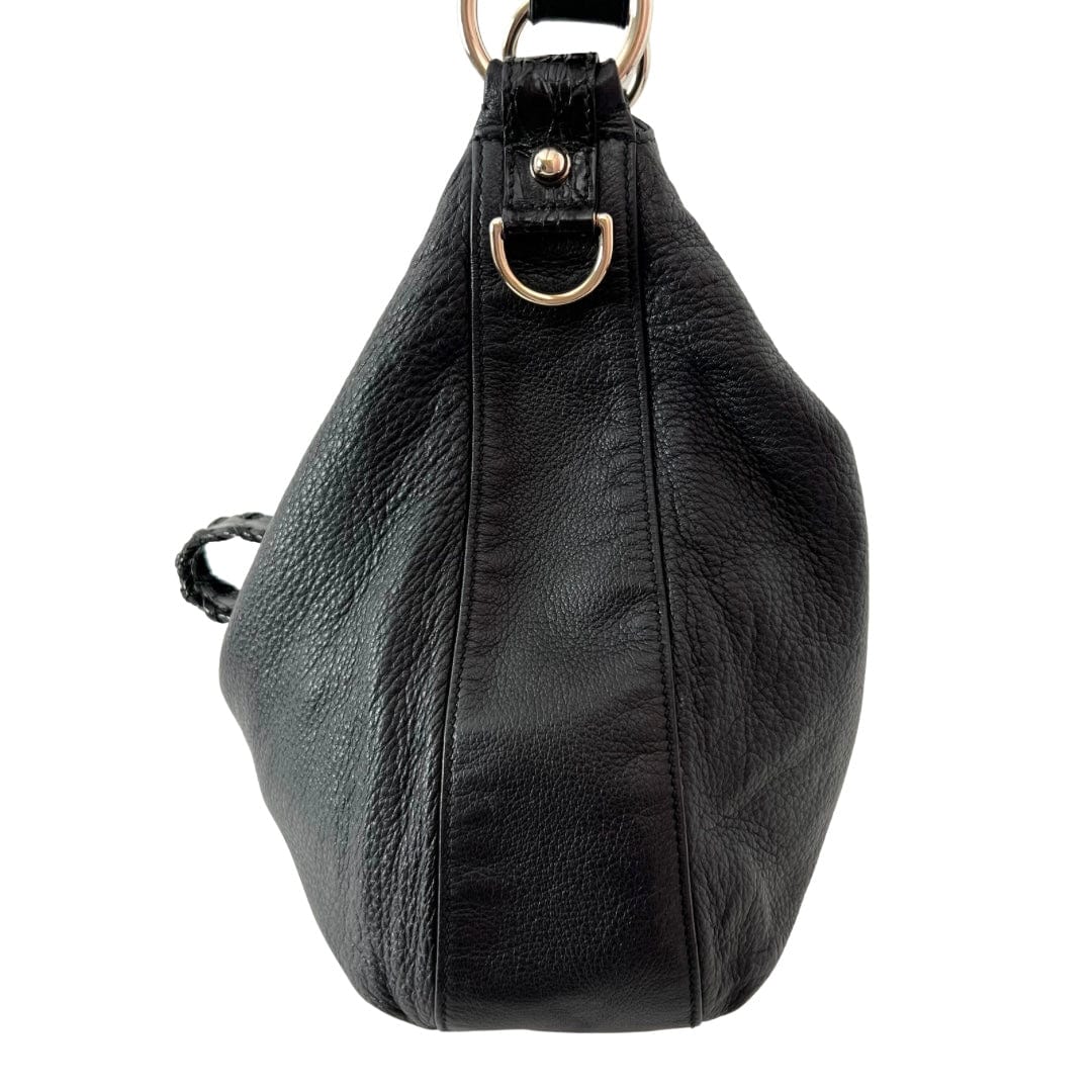 Gucci Leather G Wave Hobo